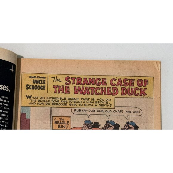 Walt Disney Uncle Scrooge Comic Book The Strange Case Of The Watched Duck Whitma - Picture 7 of 13